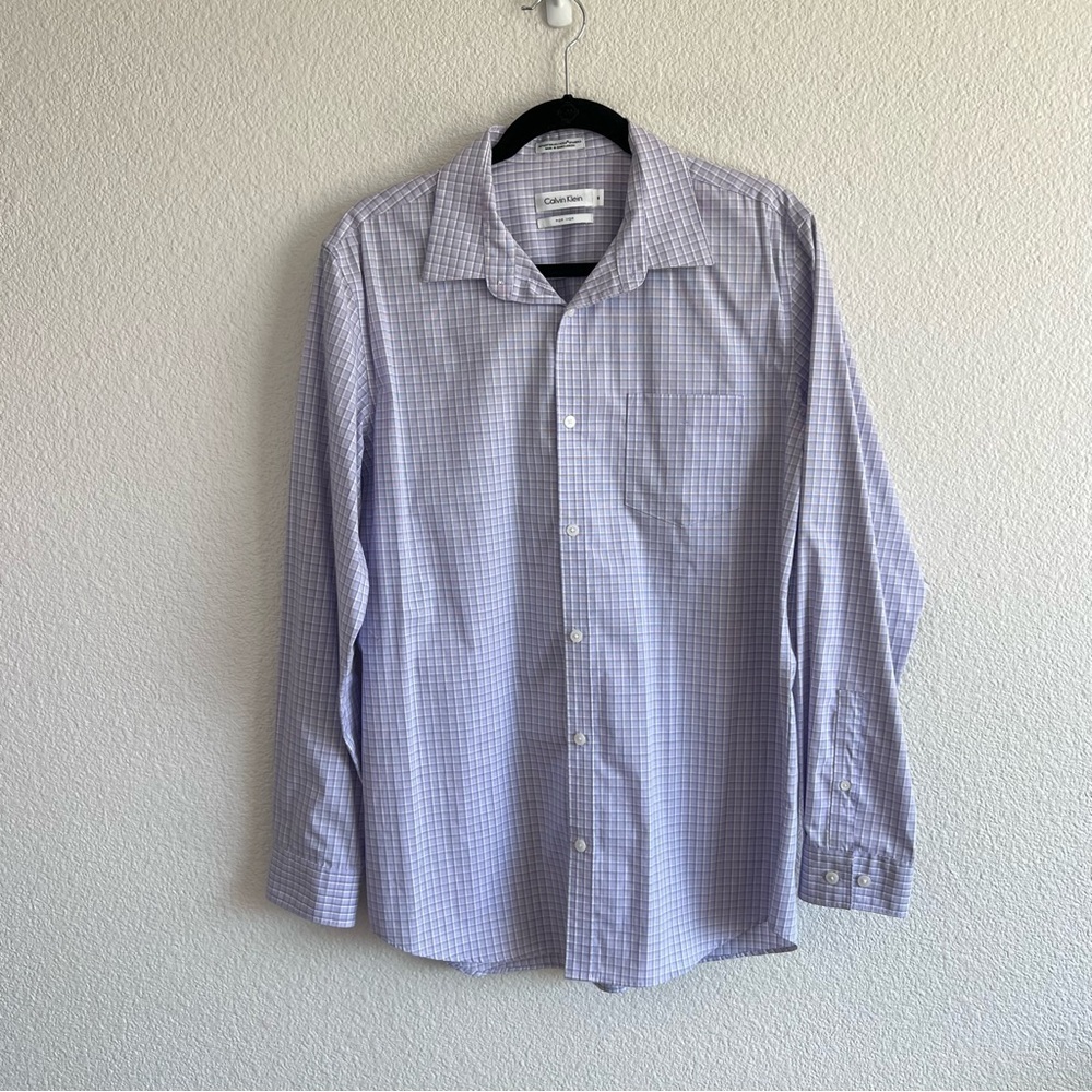 Calvin Klein Men’s Long Sleeve Button‎ Down Shirt